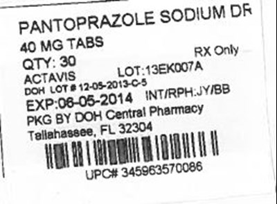 Label Image For 40mg (40mg Actavis)